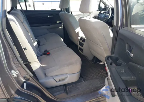 2016 Honda Pilot Lx from USA, damaged, VIN 5FNYF6H19GB049341